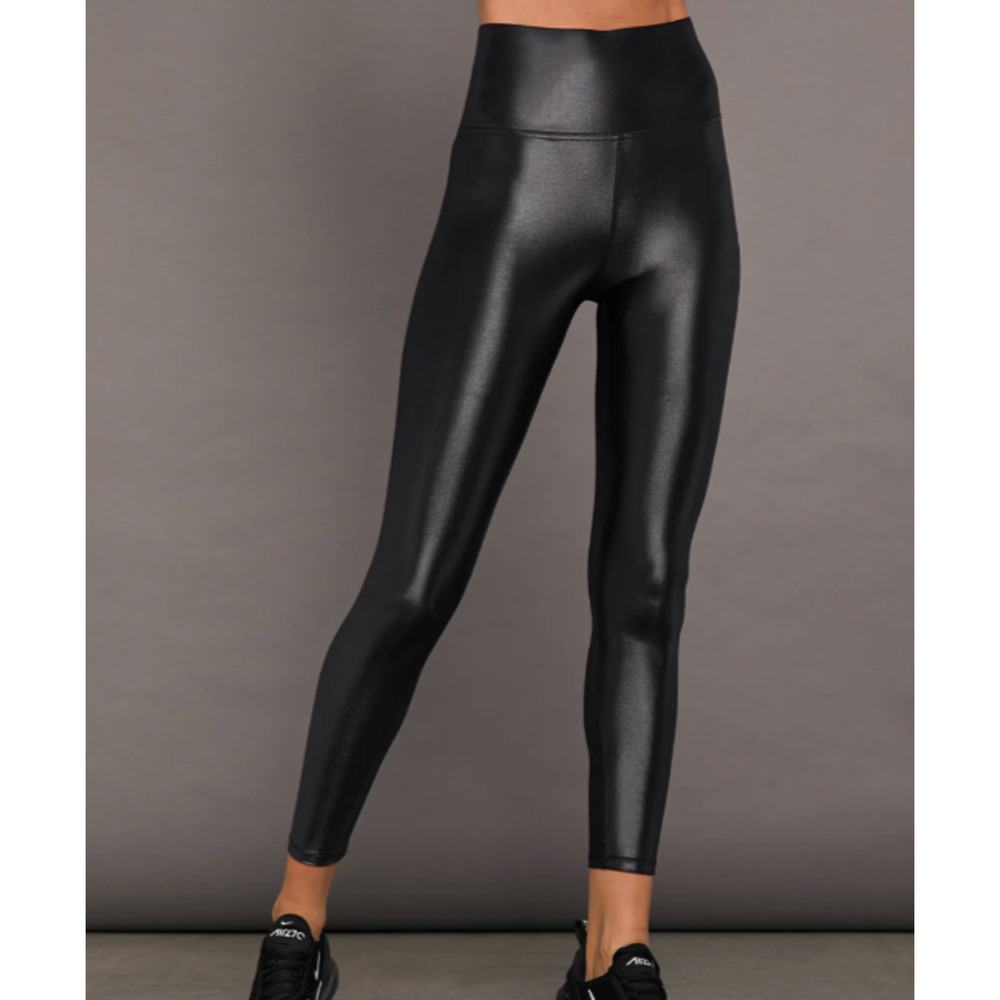 NWT CARBON38 Black Legging Takara Shine XS Black High Rise Sculpt Active Yoga - Picture 2 of 8